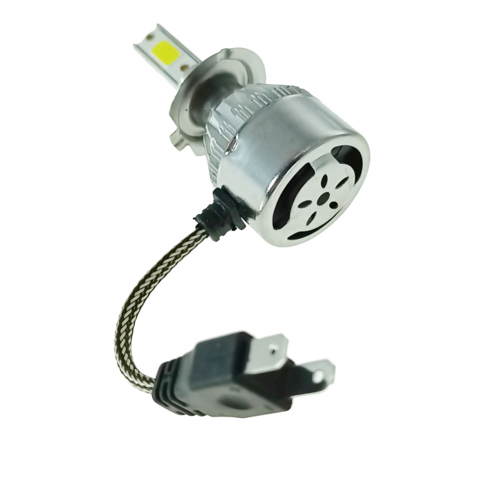 Set 2 becuri auto LED, BA-C6-2-6000, C6, H7, 6000K, 36W, COB [4]
