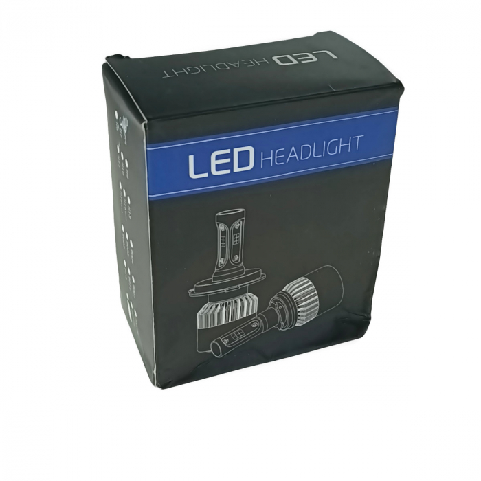 Set 2 becuri auto LED, BA-S2-6000-2, S2, H7, 6000K, 36W, COB [6]