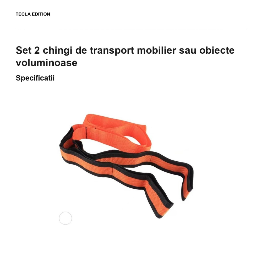 Set 2 chingi de transport mobilier sau obiecte voluminoase [3]