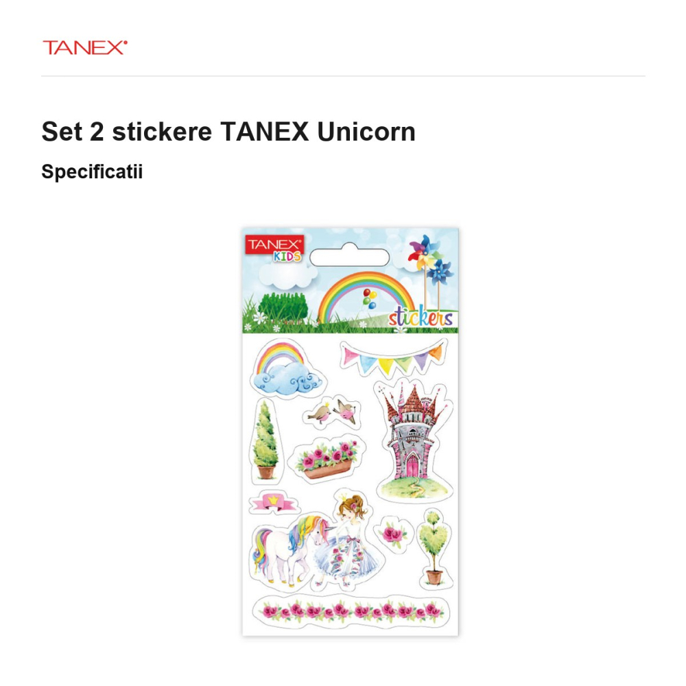 Set 2 stickere TANEX Unicorn [3]