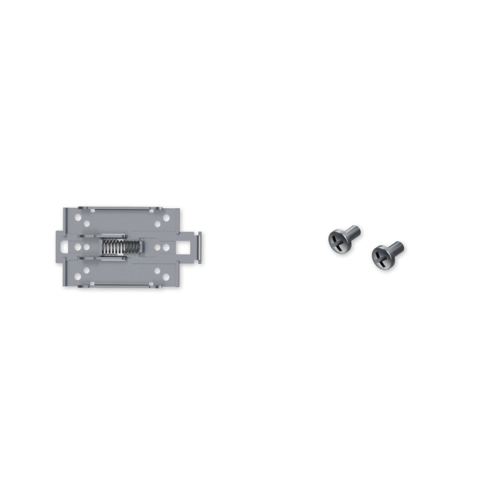 Set 2 x kit de montaj pe sina DIN Teltonika DIN Rail Kit, sina 35 mm, otel, 2 suruburi incluse, pentru routere si gateway-uri Teltonika, PR5MEC00 [4]
