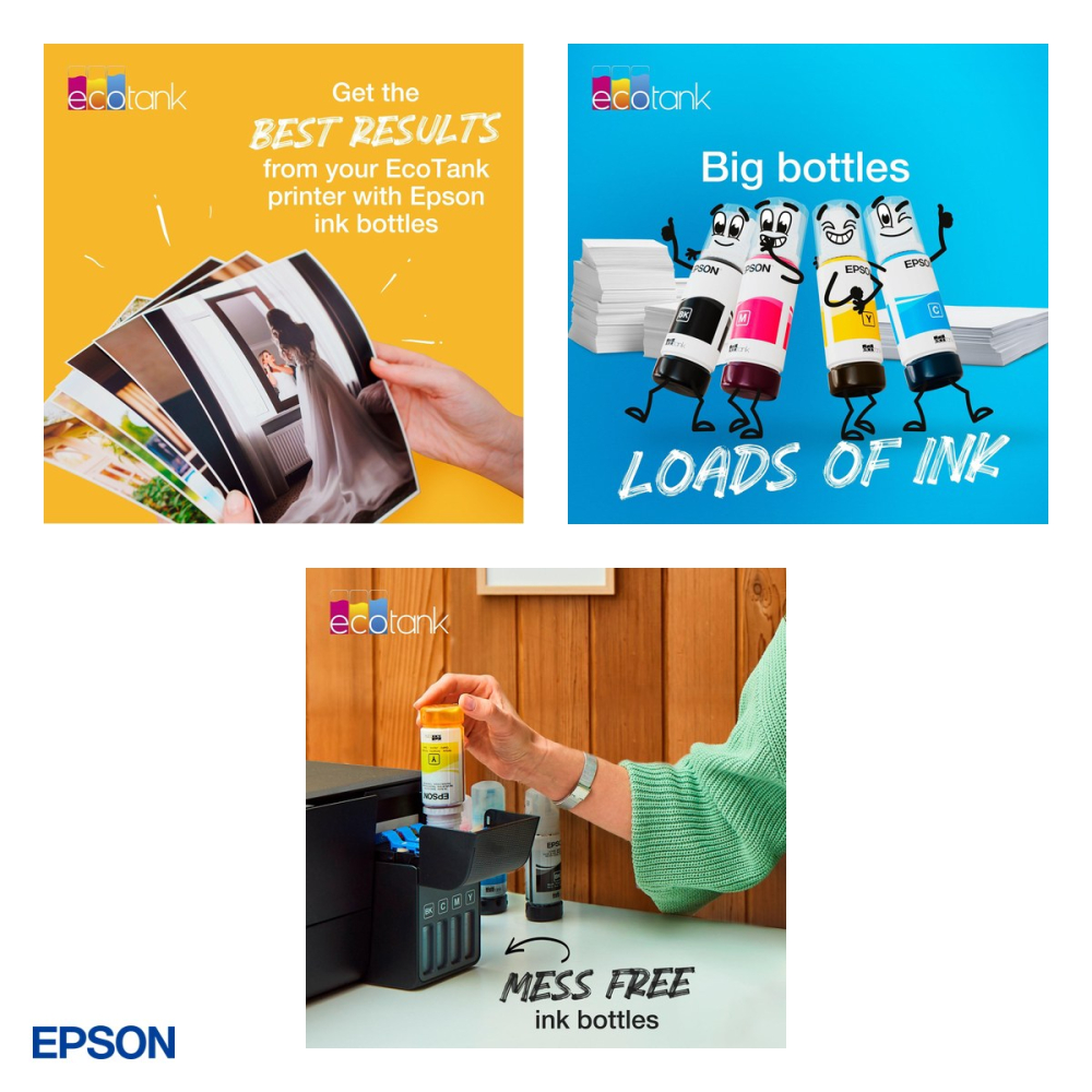 Set 2 x sticla de cerneala Epson 101 EcoTank, 70 ml, randament 6.000-6.500 pagini, pentru imprimante EcoTank, cyan, C13T03V24A [5]