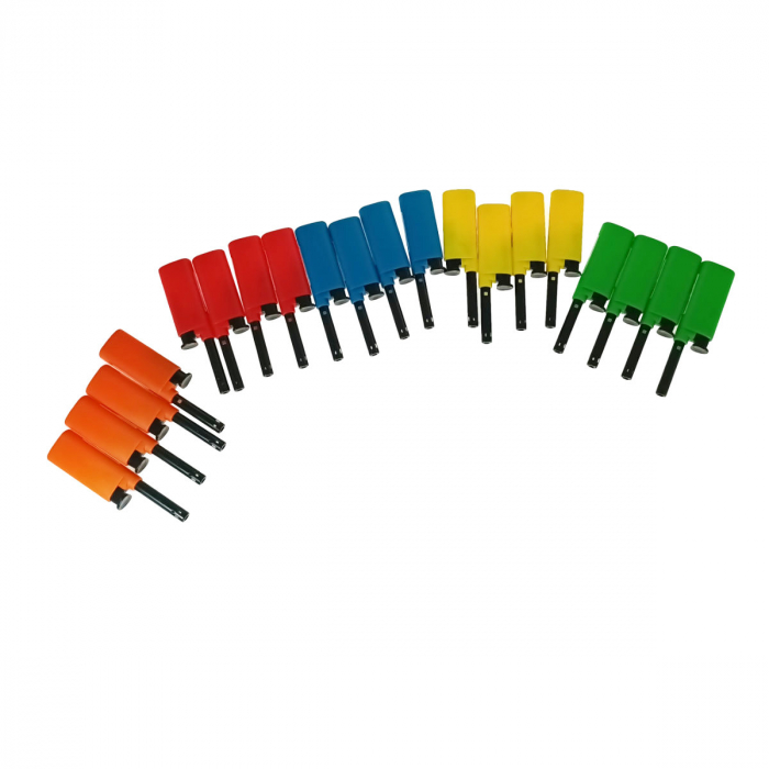 Set 20 brichete cu gaz, BRC00026, reincarcabile, pentru aprins focul, multicolor [2]