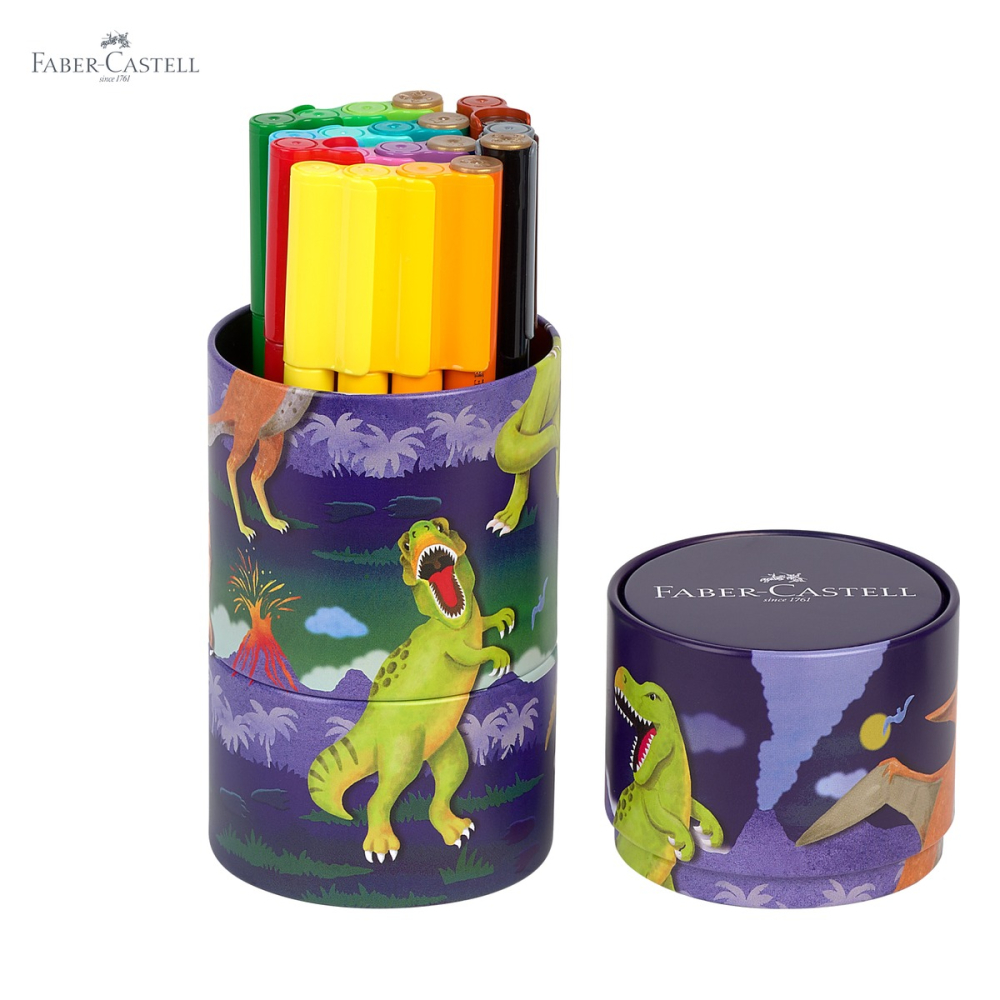 CARIOCA 20 CULORI DINOZAURI CONNECTOR FABER-CASTELL [5]