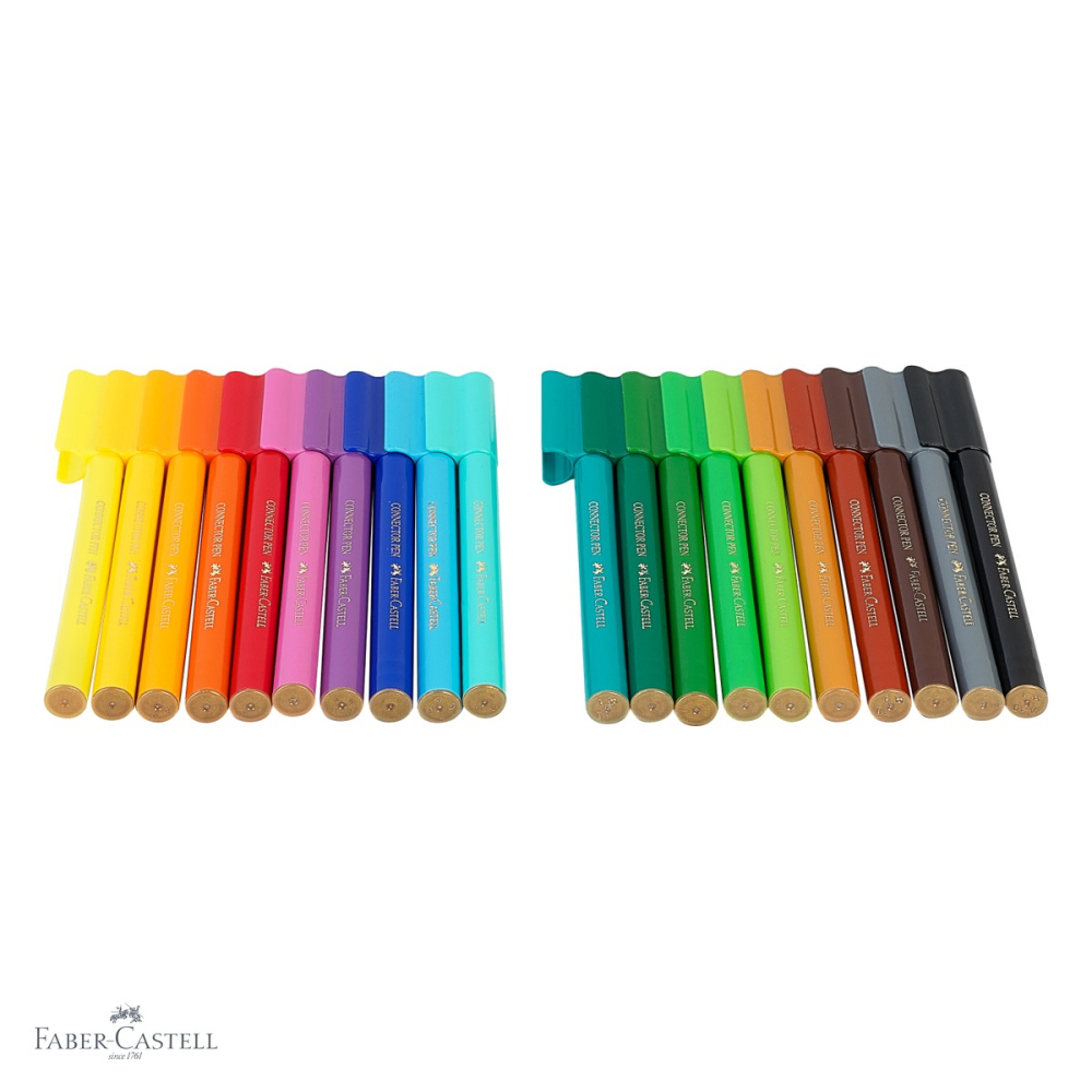 CARIOCA 20 CULORI DINOZAURI CONNECTOR FABER-CASTELL [4]