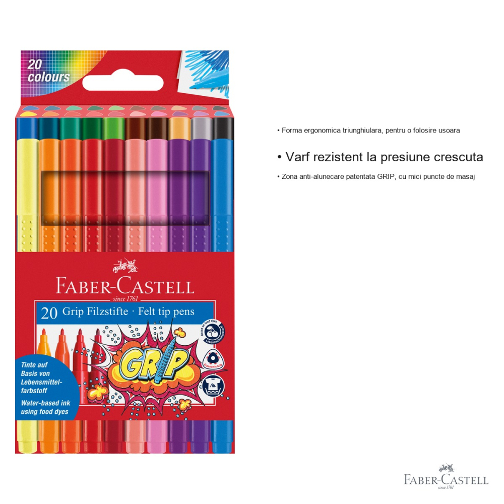 CARIOCA 20 CULORI GRIP FABER-CASTELL [3]