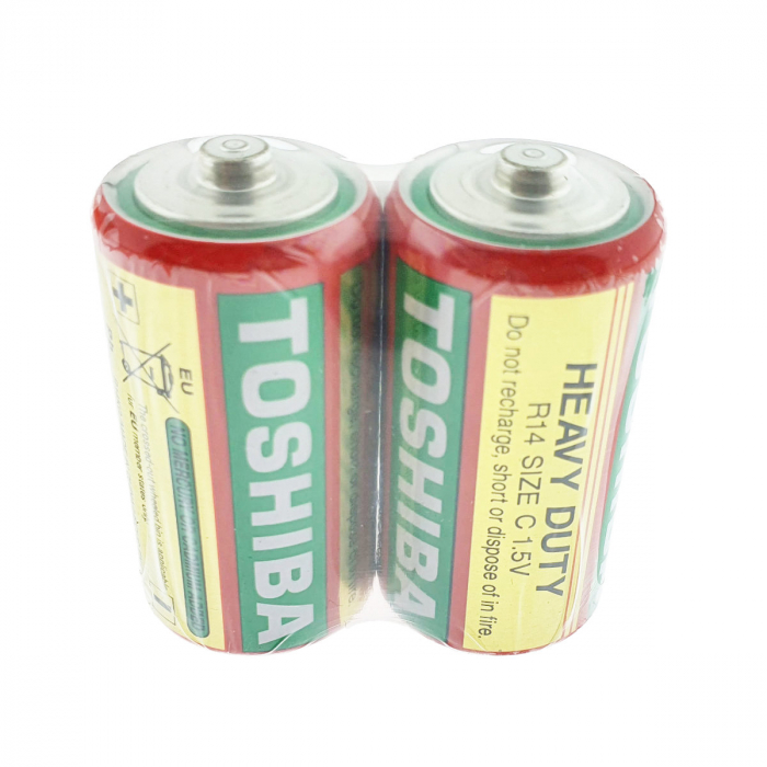 Set 24 baterii R14, Toshiba Heavy Duty C, 1.5V, ambalate in folie [4]