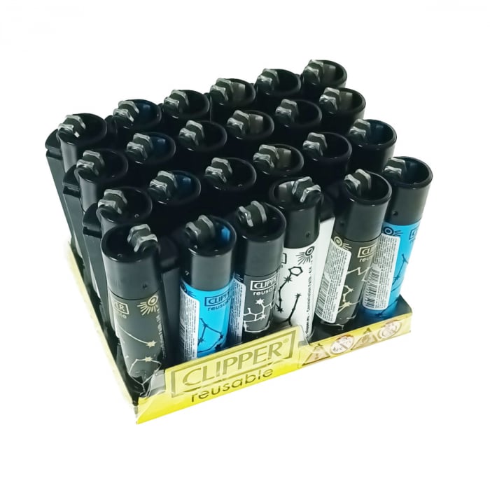 Set 24 brichete clasice Clipper, de buzunar, reincarcabile, multicolor [3]