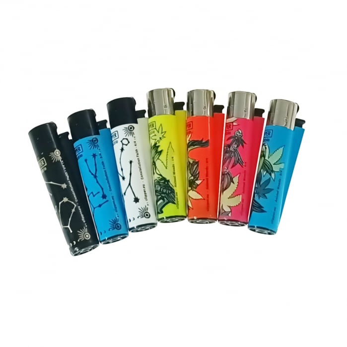 Set 24 brichete clasice Clipper, de buzunar, reincarcabile, multicolor [2]