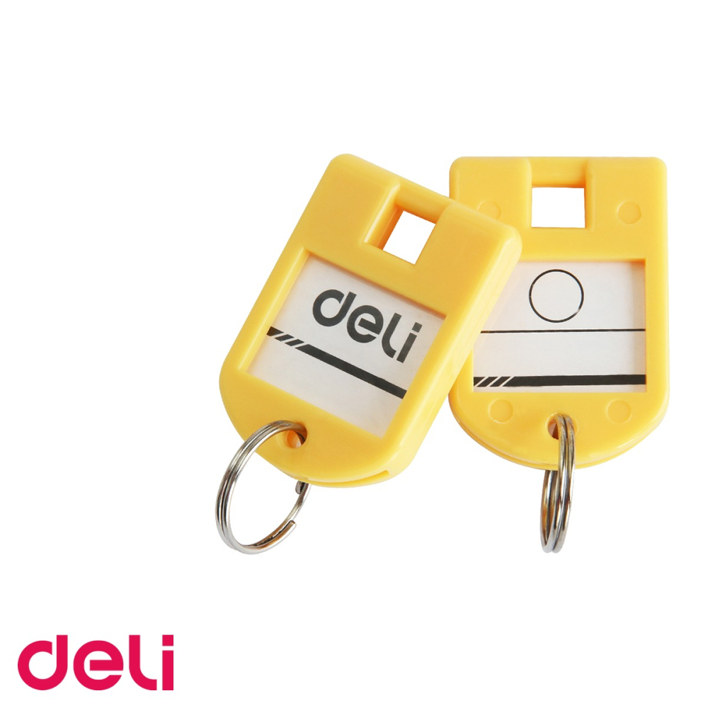 Set 24 suporturi etichete chei Deli, culori asortate, identificare rapida a cheilor [5]