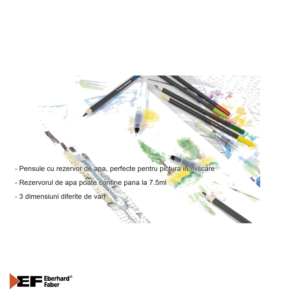 SET 3 PENSULE CU REZERVOR EBERHARD FABER [2]