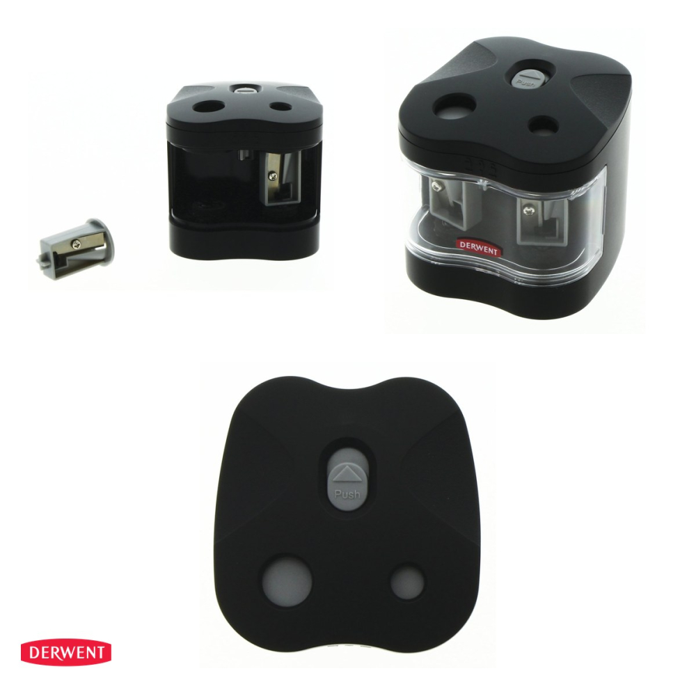 Set 3 rezerve pentru ascutitoarea electrica dubla Derwent Professional, 2 de 8 mm si 1 jumbo de 12 mm [4]