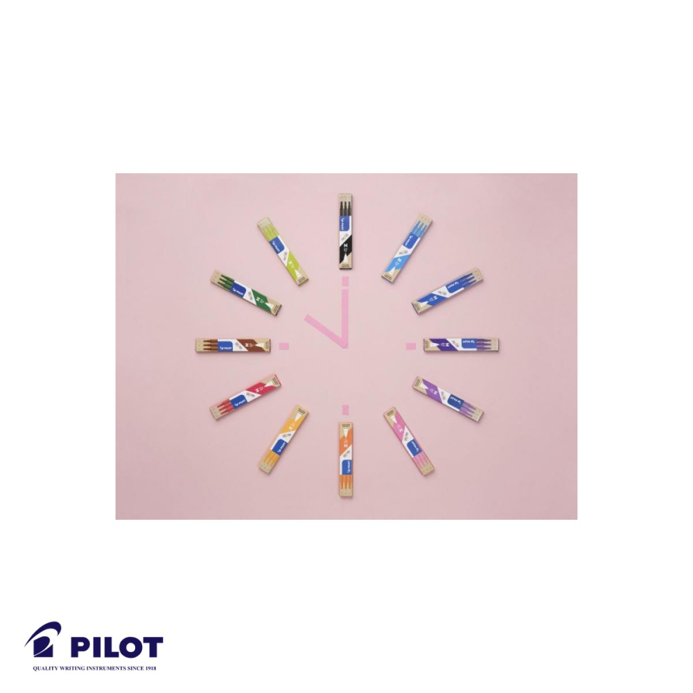 Set 3 rezerve roller Pilot Frixion 0.7mm, cerneala termosensibila, albastru deschis (Sky Blue) [4]