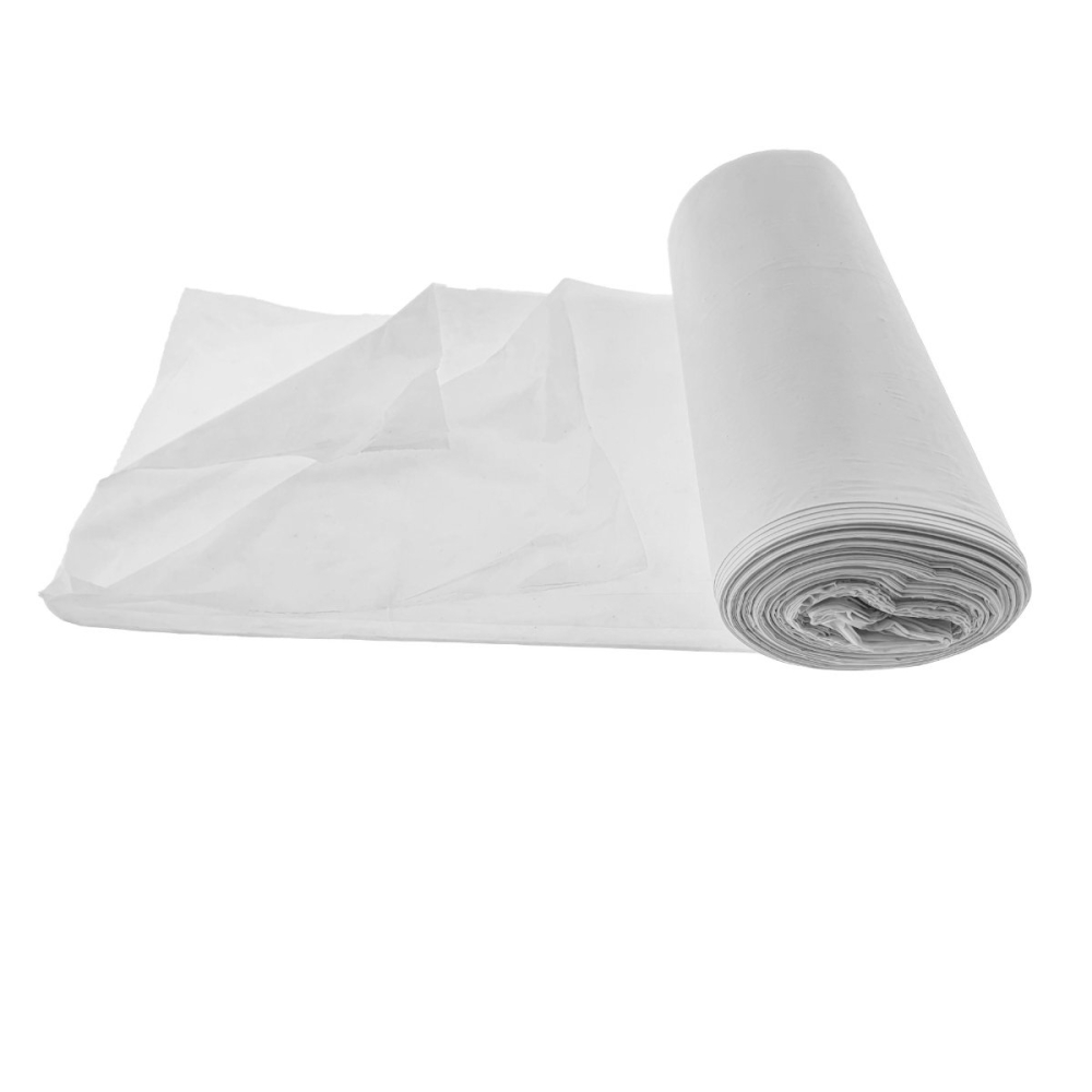 Set 30 saci menajeri KUBICO 20L HDLD rezistenti pentru cosuri mici, curatenie si organizare, dimensiuni 43 x 48 cm, albi [6]