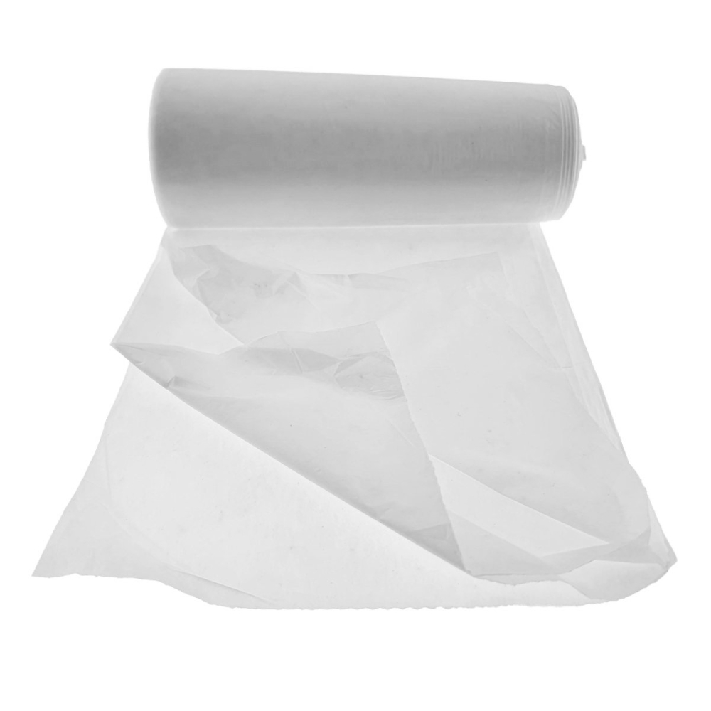 Set 30 saci menajeri KUBICO 20L HDLD rezistenti pentru cosuri mici, curatenie si organizare, dimensiuni 43 x 48 cm, albi [4]