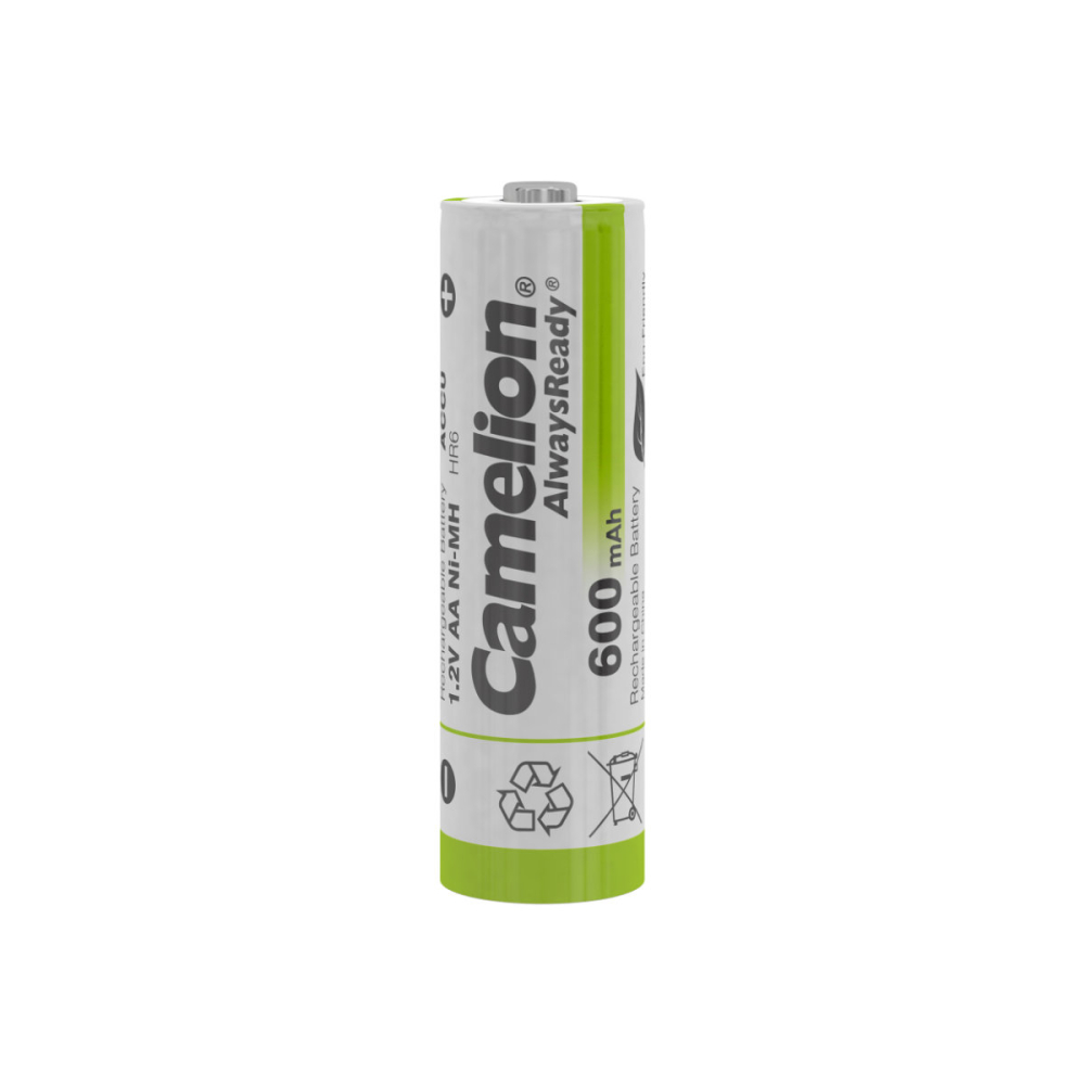 Set 4 Acumulatori AA Reincarcabili Camelion Solar Ni-MH 600mAh, Preincarcati, Pentru Dispozitive cu Consum Redus, Blister [7]