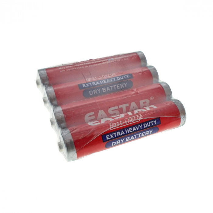 Set 4 baterii R3 AAA Extra Heavy Duty, Eastar, Zinc, 1.5V [2]
