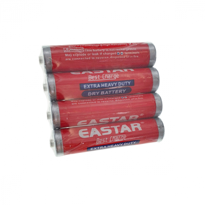 Set 4 baterii R3 AAA Extra Heavy Duty, Eastar, Zinc, 1.5V [3]