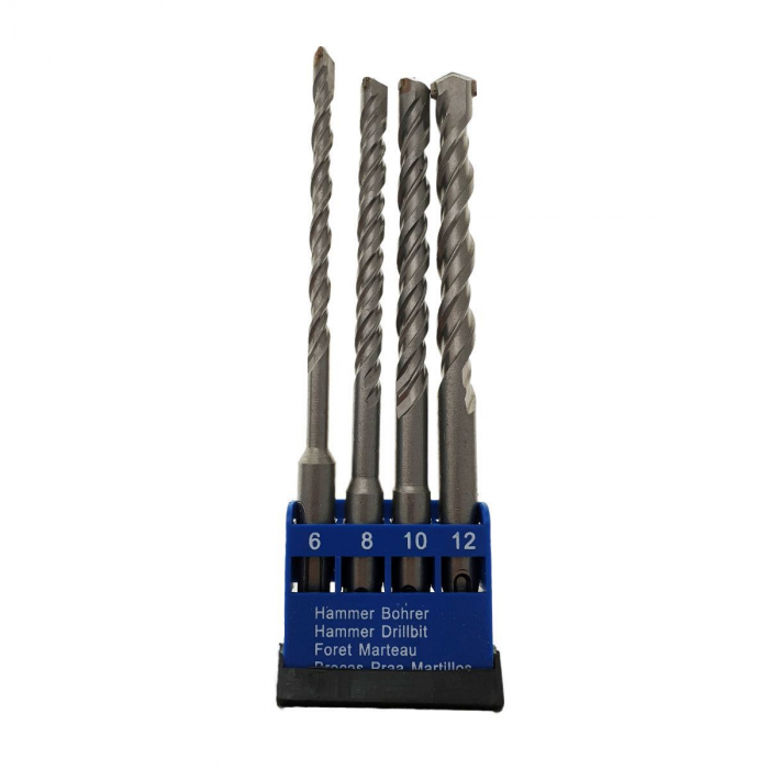 Set 4 burghie SDS pentru beton,6-8-10-12mm, FAE-30691 [4]