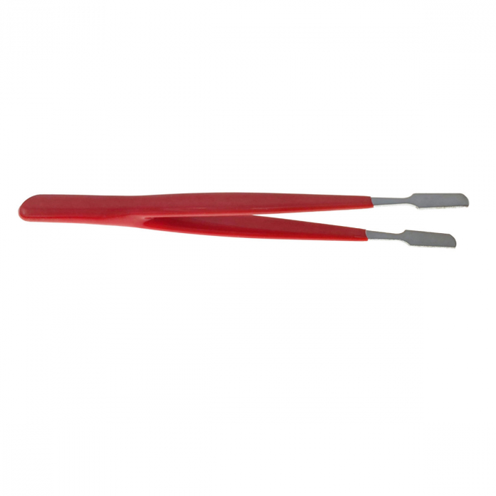 Set 4 pensete, cu varf plat, ascutit, curbat in unghi si cu brate incrucisate, lungimi 112 - 122 mm [4]