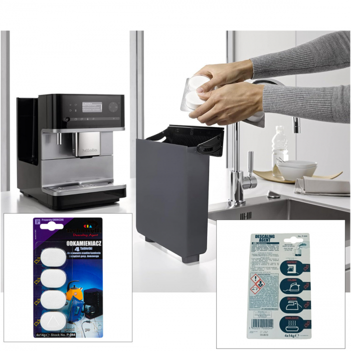 Set 4 tablete detartrante, 4 x 14g, pentru aparate casnice si sanitare, Technicqll P-044, albe [4]