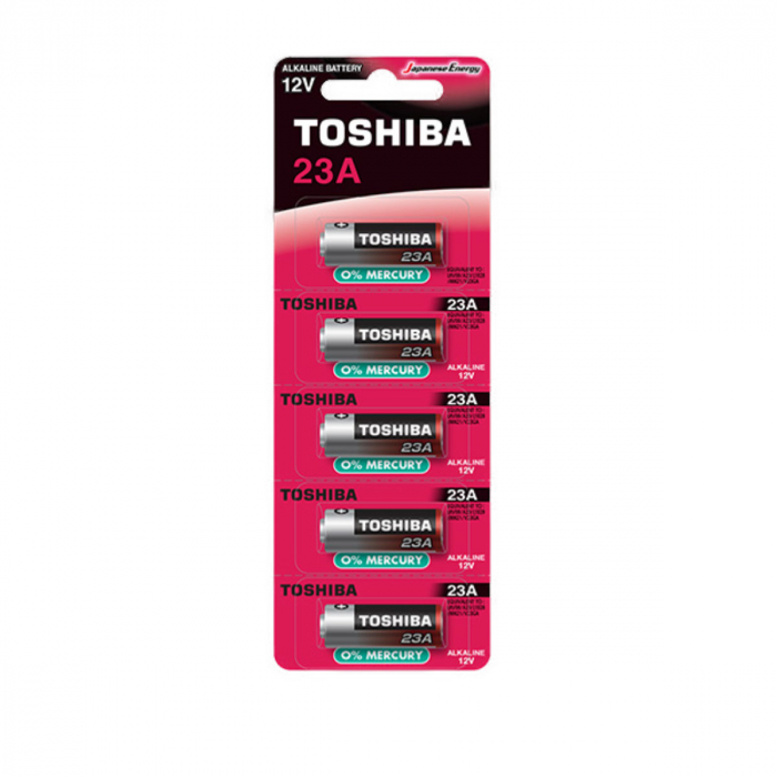 Set 5 Baterii Alcaline Toshiba LR23 A, in blister [1]