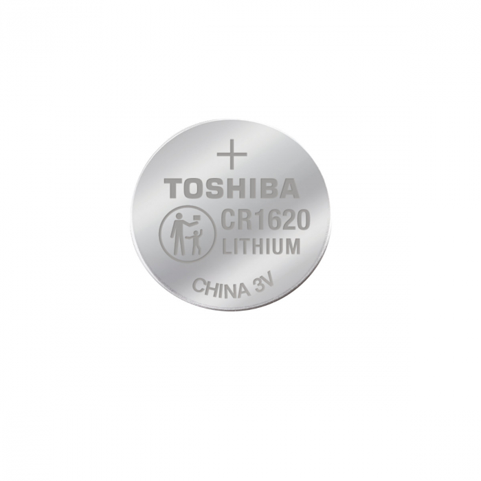 Set 5 baterii Litiu 3V CR1620, tip moneda, Toshiba 10810, in blister [4]