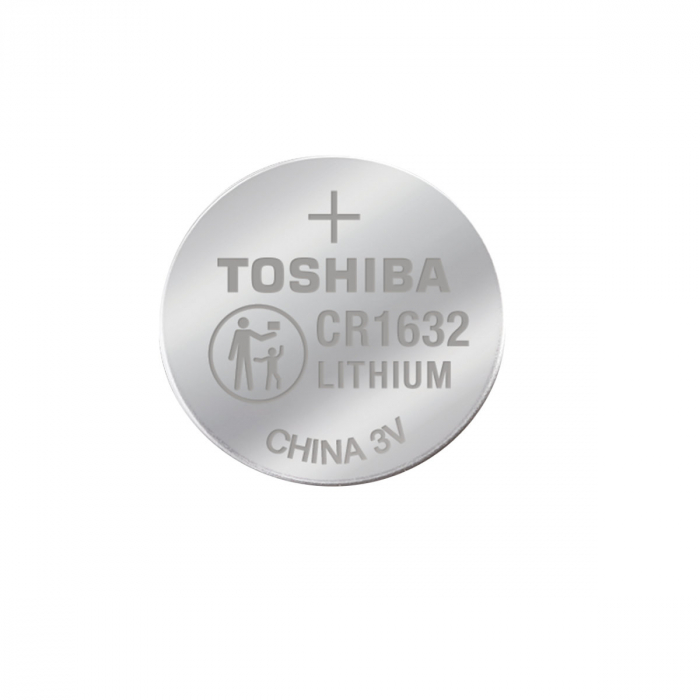Set 5 baterii Litiu 3V CR1632, tip moneda, Toshiba 10811, in blister [4]