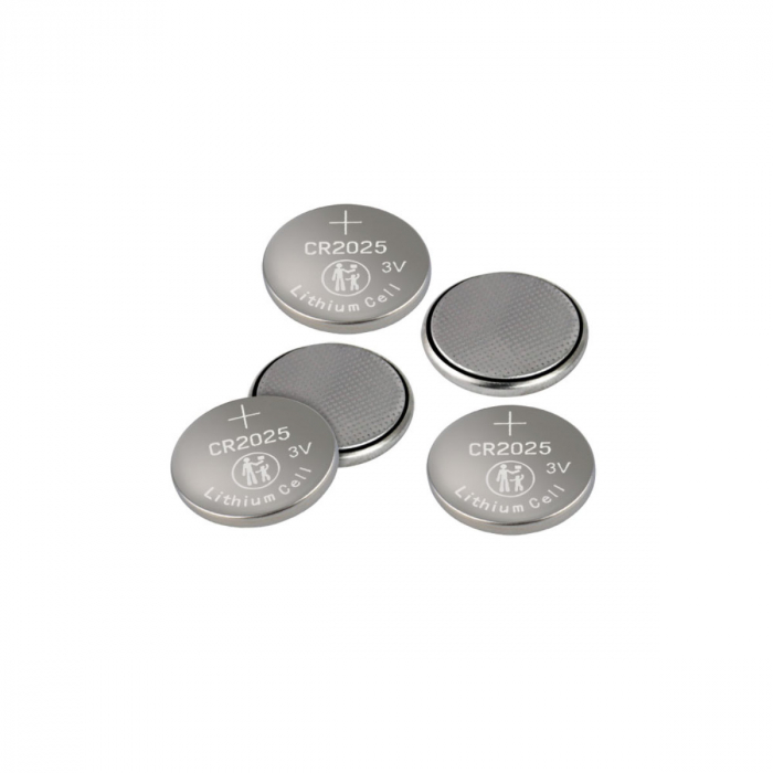Set 5 baterii Litiu 3V CR2025, Esperanza 95799, tip moneda, in blister [2]