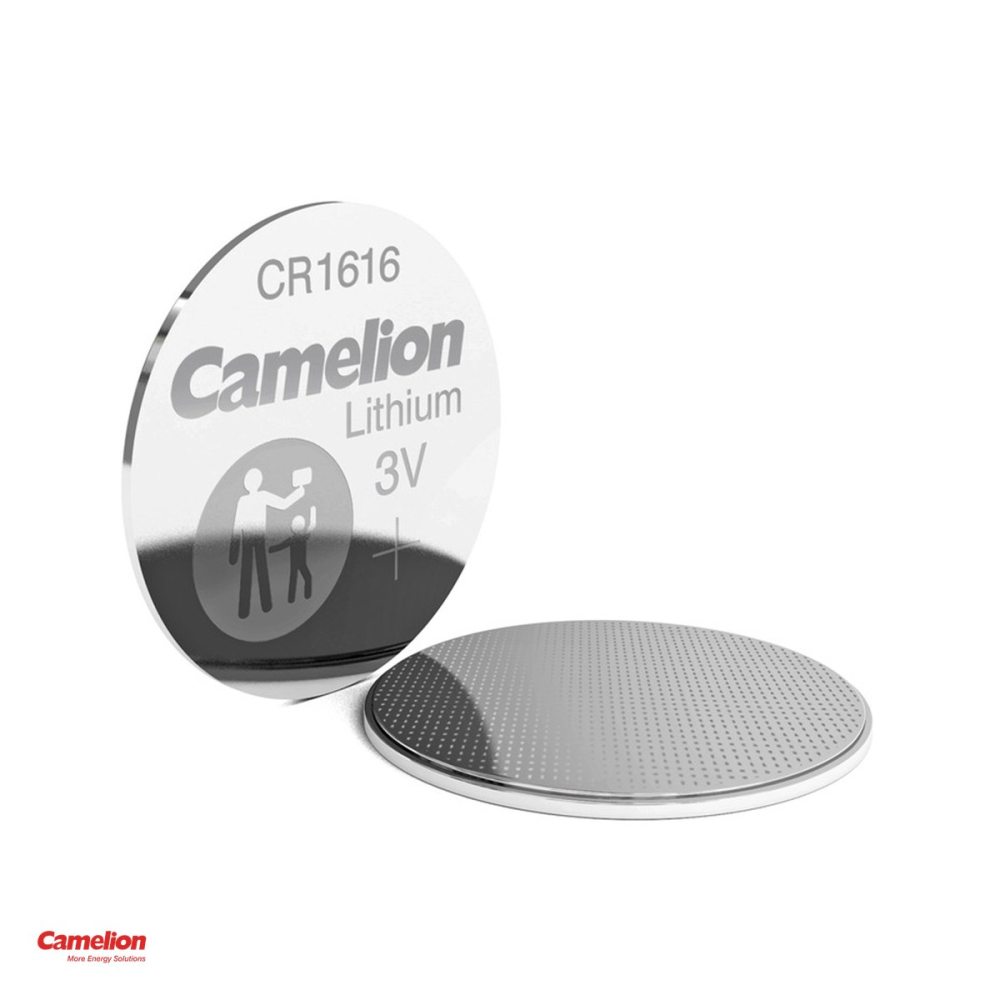 Set 5 baterii litiu Camelion CR1616, litiu - dioxid de mangan, 3 V, 50 mAh, 16 x 1.6 mm, in blister [4]