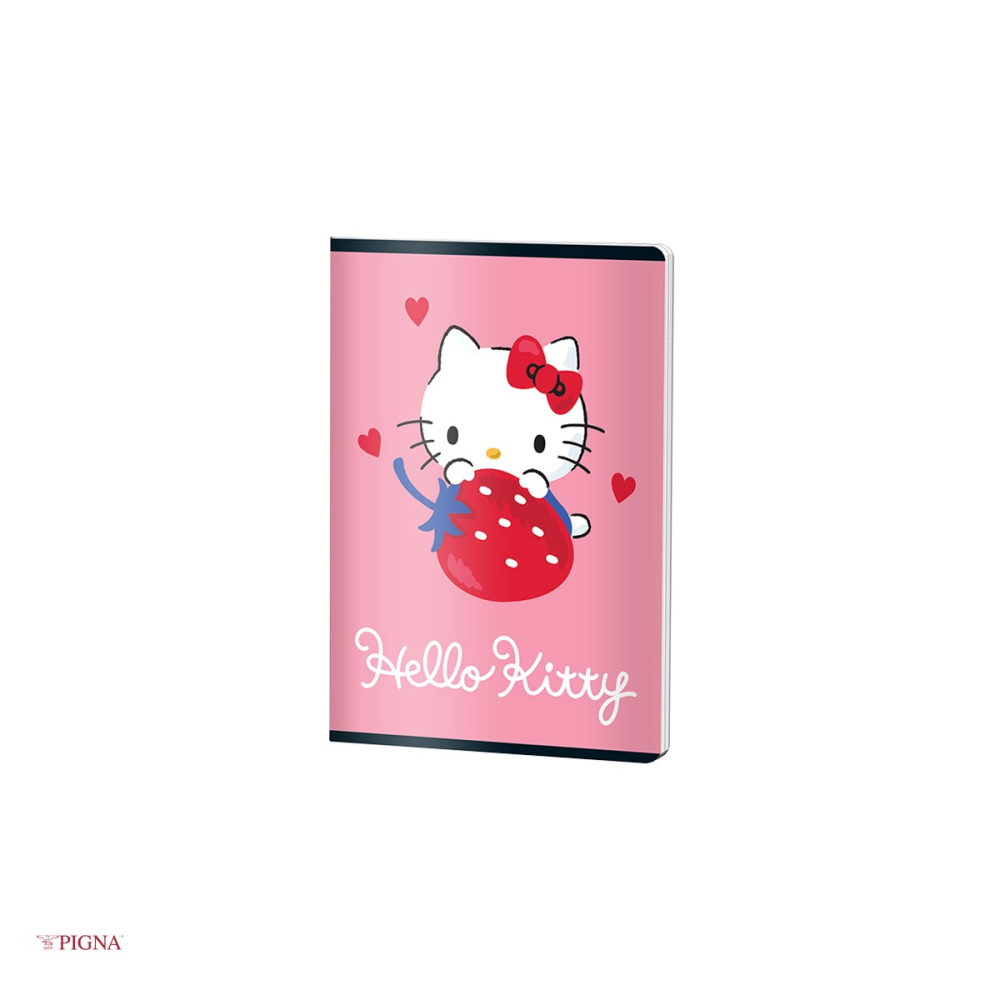 Set 5 caiete Pigna Hello Kitty, A5, 48 file, dictando, 60 g/mp [4]