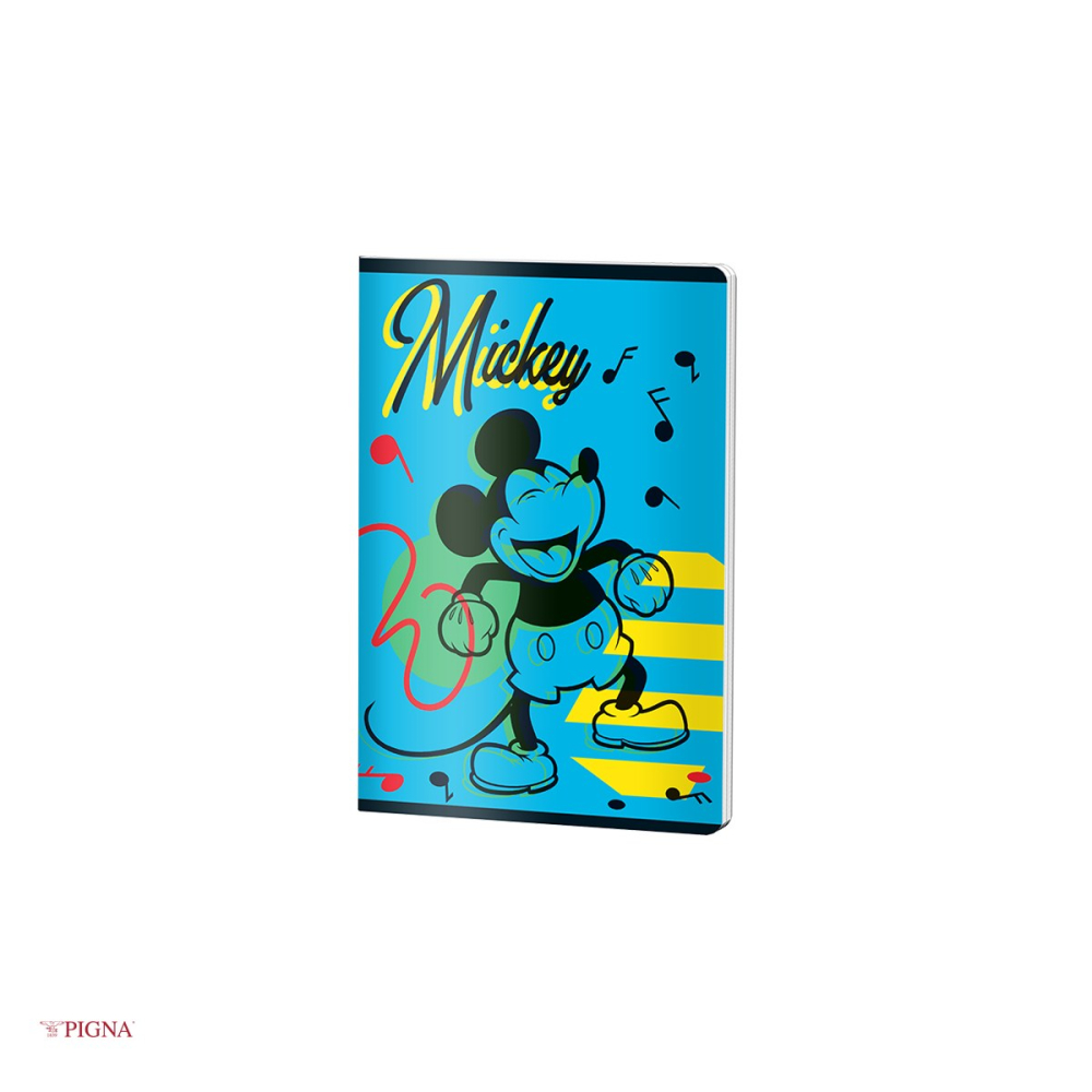 Set 5 caiete Pigna Mickey Mouse, A5, 48 file, dictando, 60 g/mp [4]