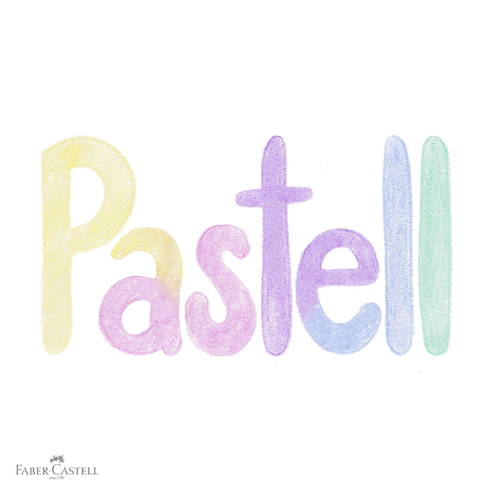 Set 5 creioane colorate pastel Jumbo Grip Faber-Castell, forma ergonomica triunghiulara, pentru copii [4]