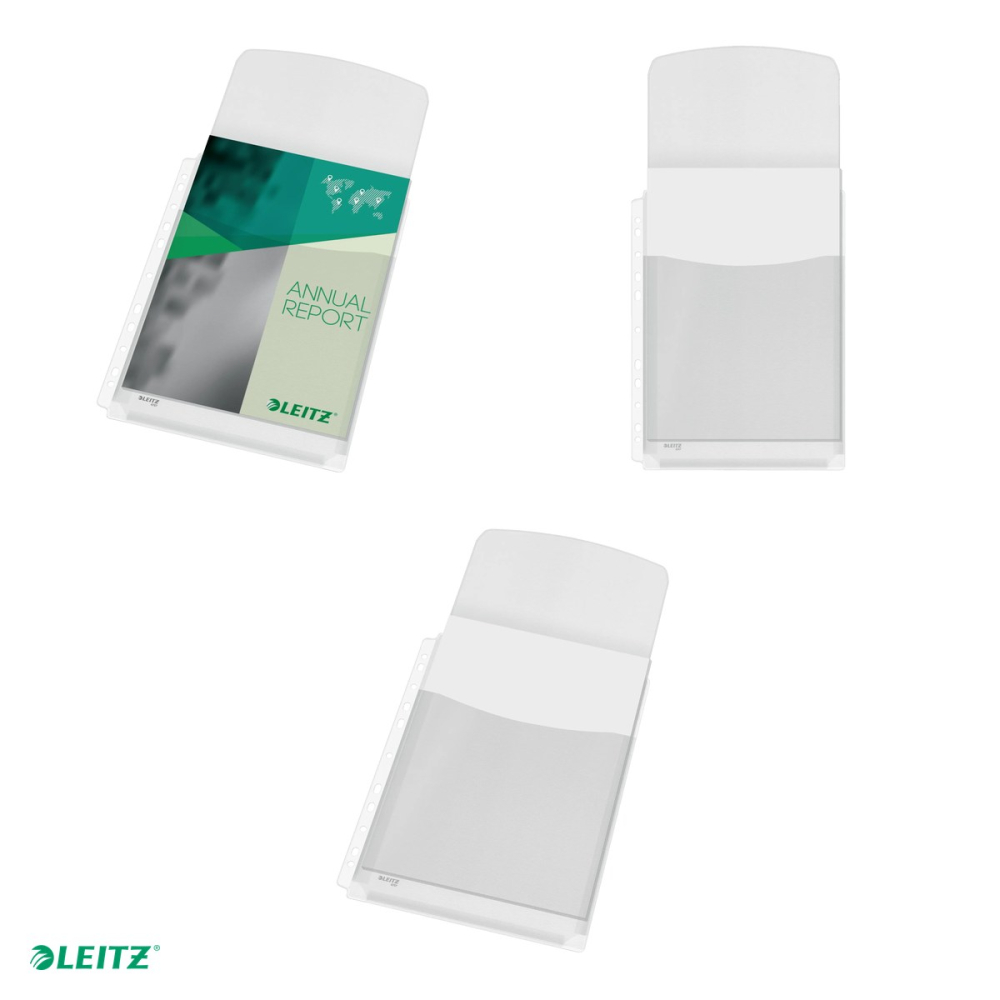 Set 5 mape cu clapeta Leitz Premium, A4, plastic reciclat [4]