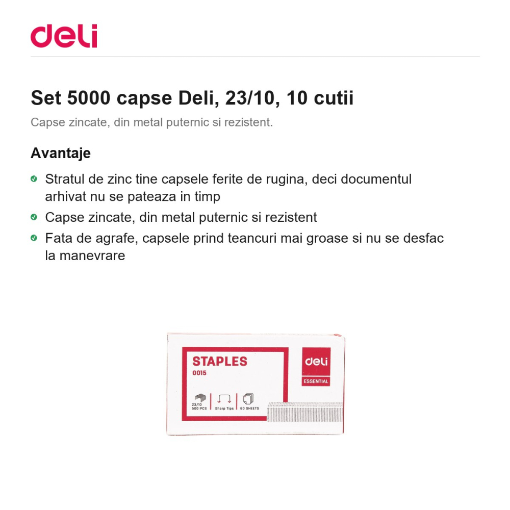 Set 5000 capse Deli, 23/10, 10 cutii [2]