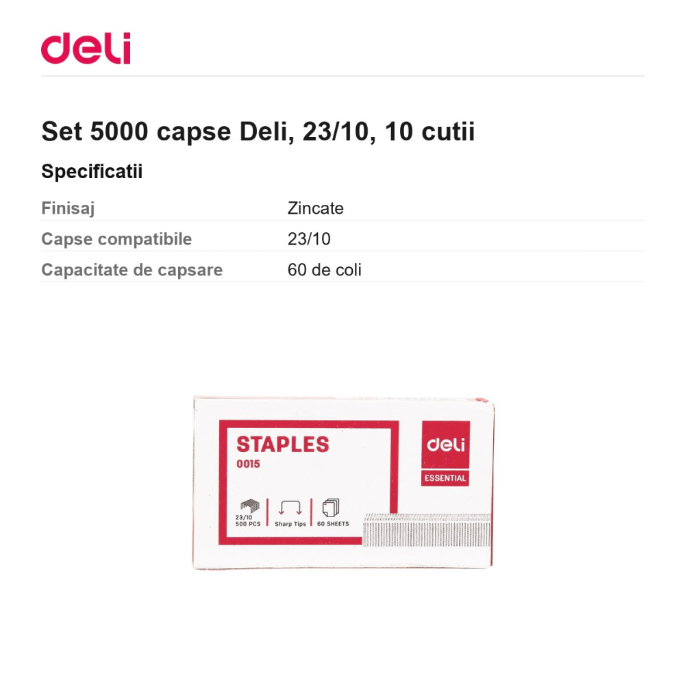 Set 5000 capse Deli, 23/10, 10 cutii [3]