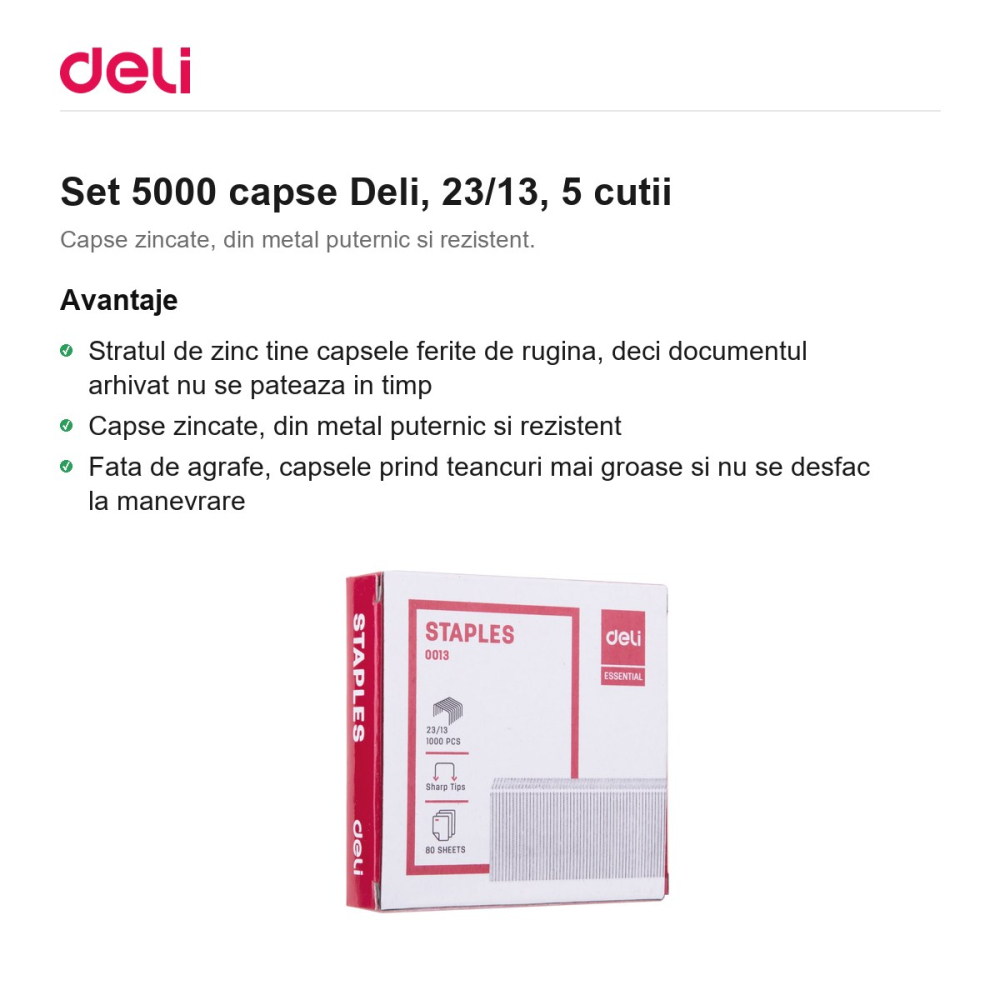 Set 5000 capse Deli, 23/13, 5 cutii [2]