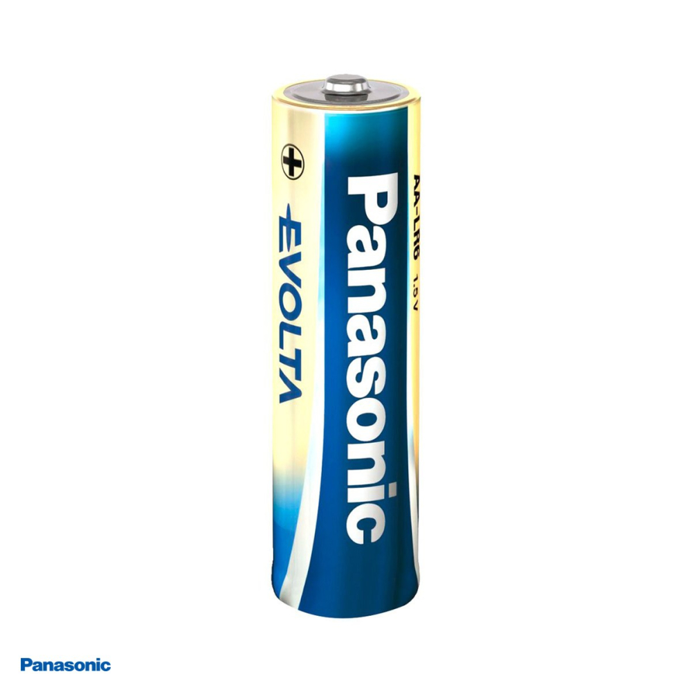 Set 6 baterii alcaline AA LR6 Panasonic Evolta LR6EGE, 1.5 V, 14.5 x 50.5 mm, in blister [4]