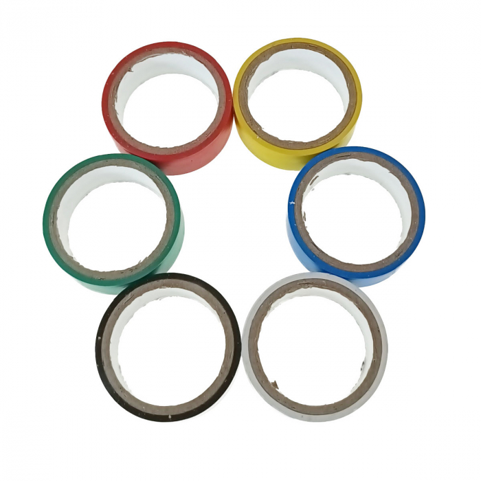 Set 6 benzi izolatoare, 19mm x 3M, Top Tools 24B115, multicolor [3]