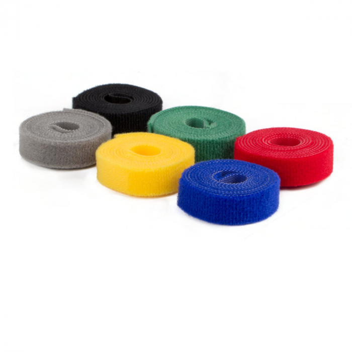 Banda cu arici Velcro 1,4cm x 1m, set 6 bucati culori diferite [2]