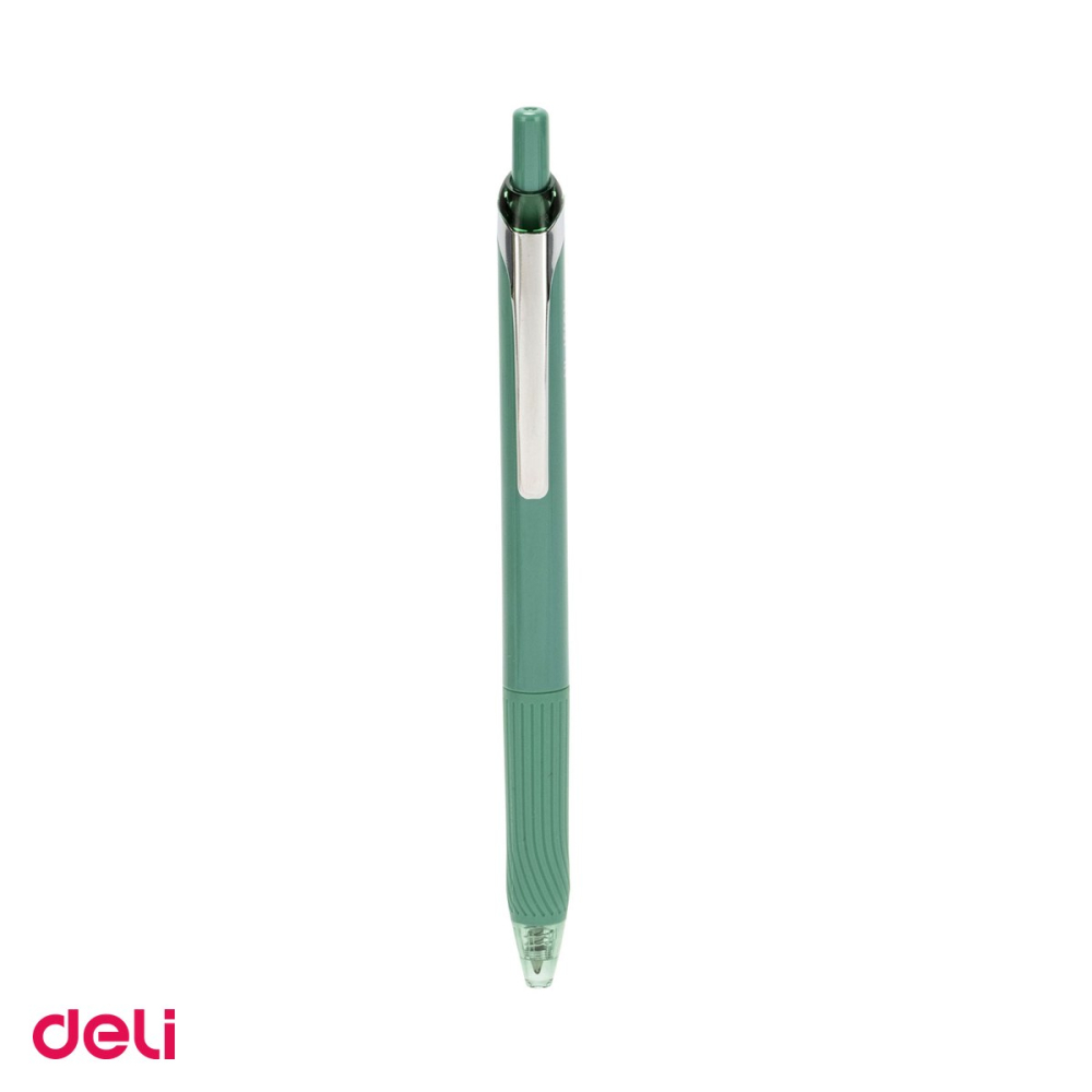 Set 8 pixuri cu gel Deli, cu mecanism, varf 0.7 mm, cerneala albastra [4]