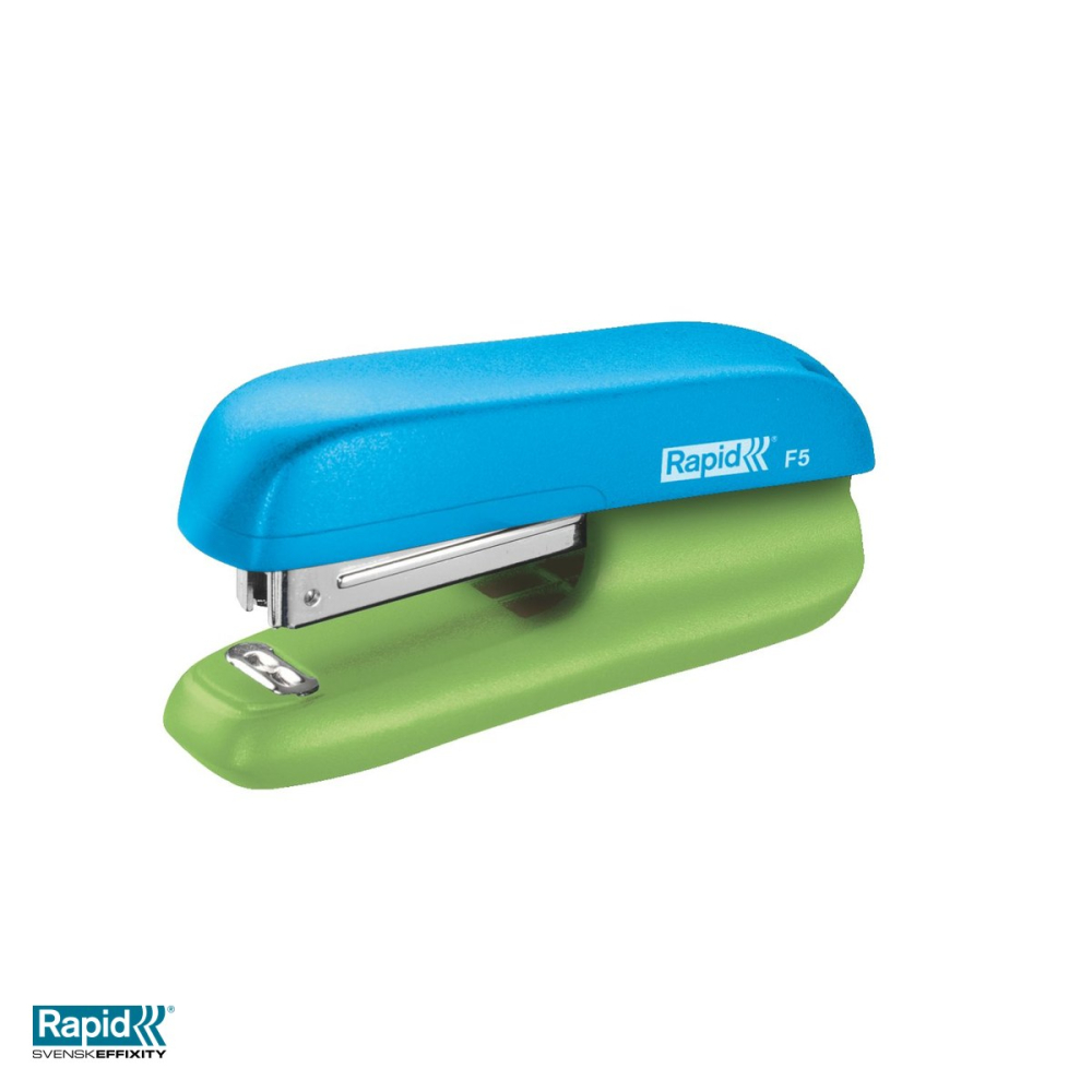 Set capsator Rapid F5, perforator FC10 si decapsator C2, 10 coli, pentru capse nr. 10, albastru/verde [4]