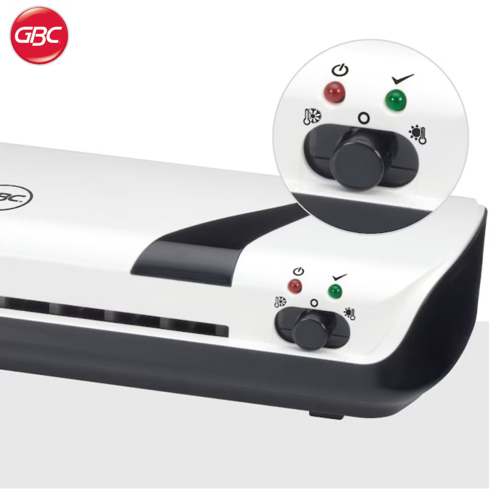 Set craft GBC 4 in 1, laminator A4 Inspire+, trimmer, rotunjitor colturi, folii laminare A4, finisaj profesional acasa sau in scoli, alb [4]