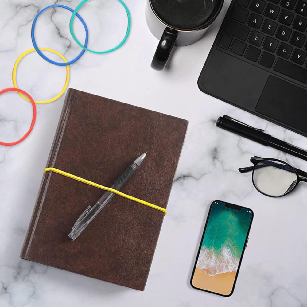 Set Elastice Bani, 90g, Rezistente si Versatile, pentru Organizare Bancnote si Documente, din Cauciuc Natural [7]