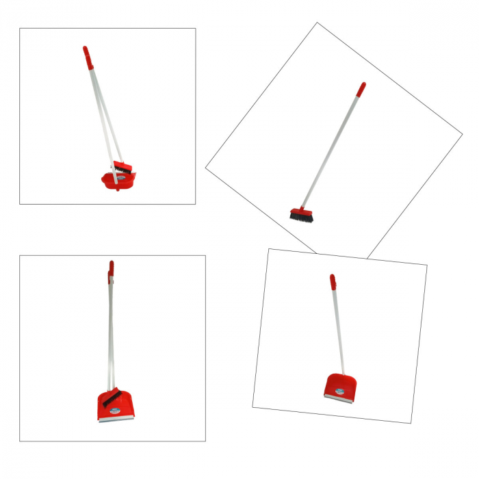 Set faras si matura, cu cozi de 78 cm, Y-445, rosu [5]
