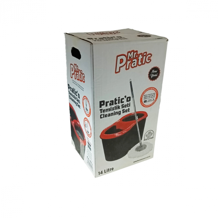 Set mop rotativ, Mr. Pratic 14L-MR116, cu galeata 14l si storcator [3]