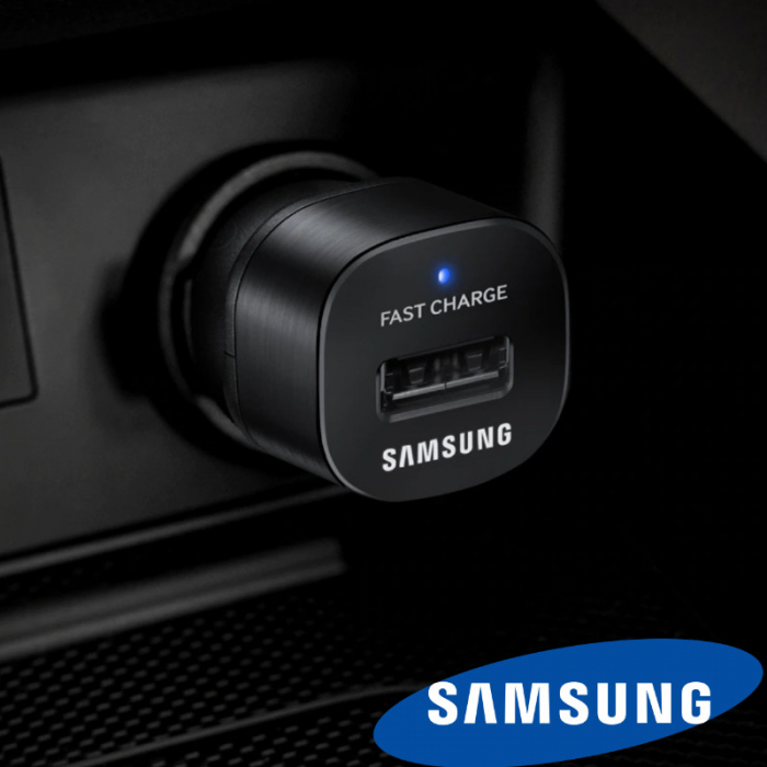 Set incarcator auto Samsung EP-LN930, cu cablu USB Tip A tata la USB Tip C tata, lungime 1.5m, Fast Charging, curent maxim 9V 2A, negru [7]