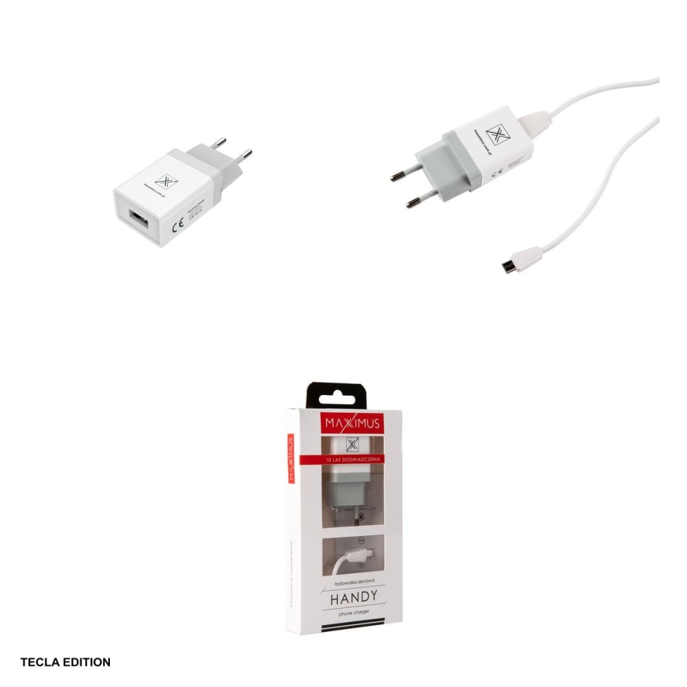 Set incarcator priza cu cablu Micro-USB Maxximus Handy, 5W, 1 x USB-A, Alb [4]