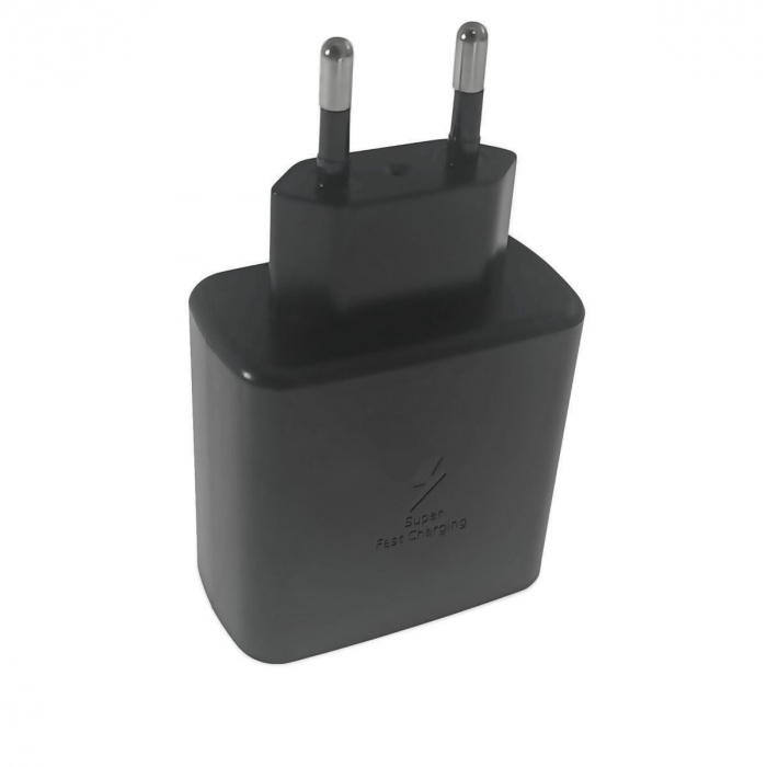 Set incarcator retea 45W, PD, cu port USB-C si cablu cu conectori USB-C, 10451, negru [2]