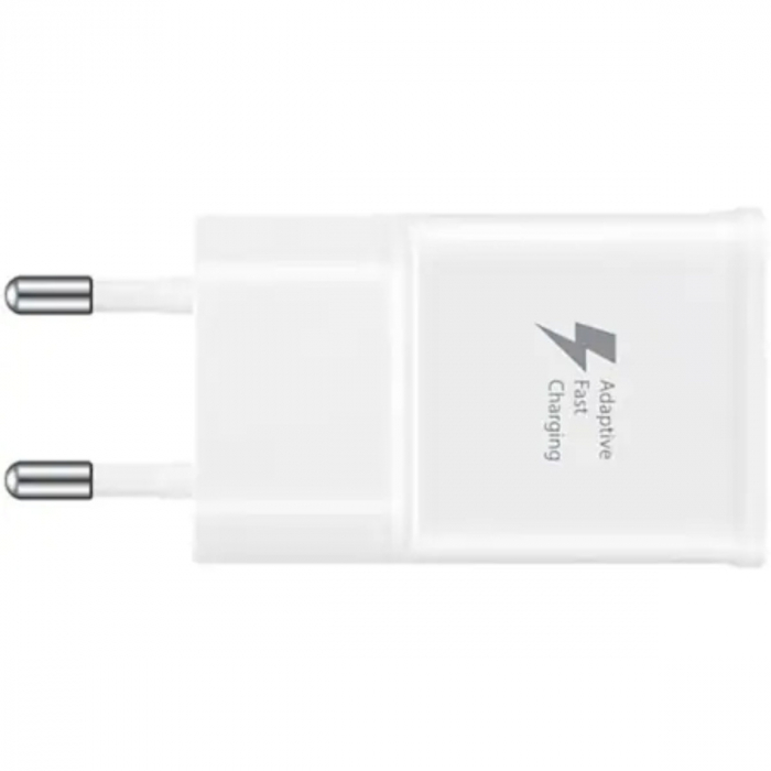 Set incarcator USB, Samsung Adaptive Fast Charging, 2A, EP-TA20EWE cu cablu USB la micro USB tata, in blister, alb [4]